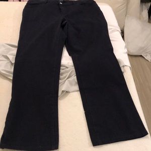 CHAPS Ralph Lauren navy straight leg pants